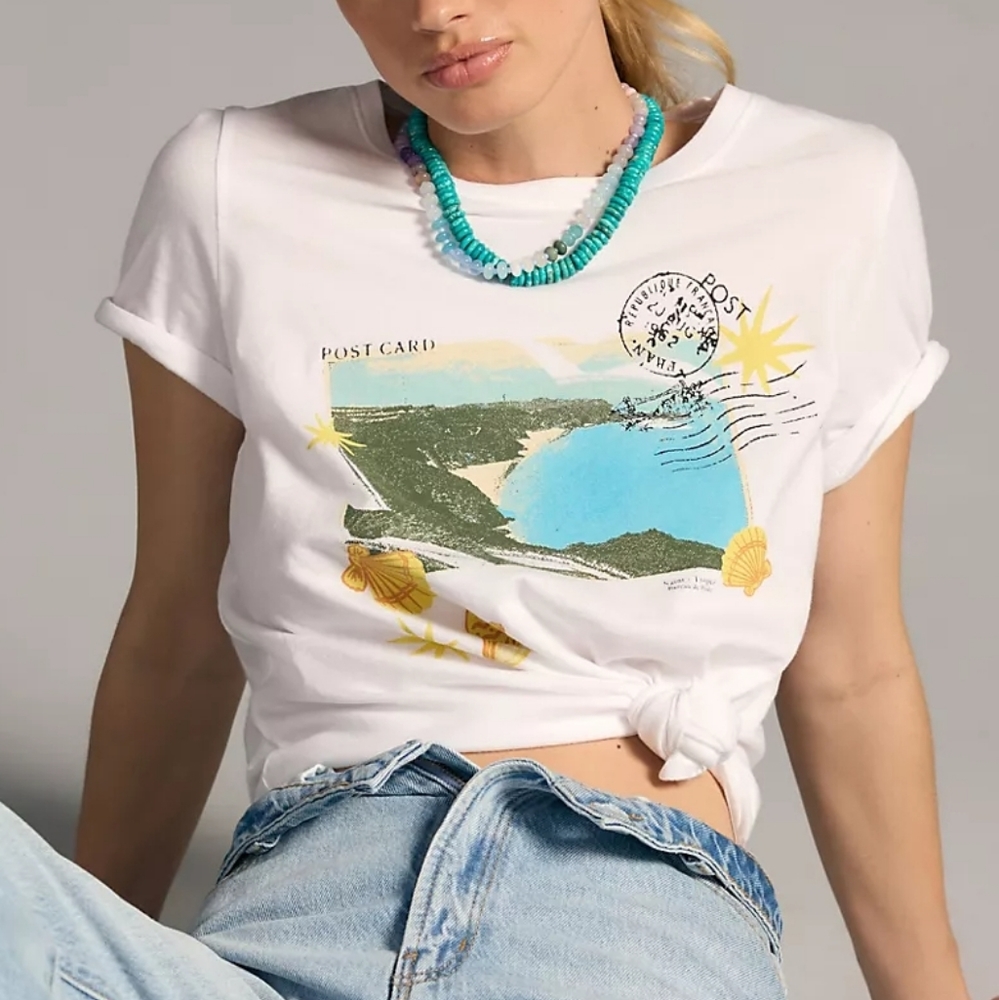 Maeve postcard graphic tee
